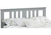 4ft Small Double Grey pine wood shaker style Kingston bed frame 3